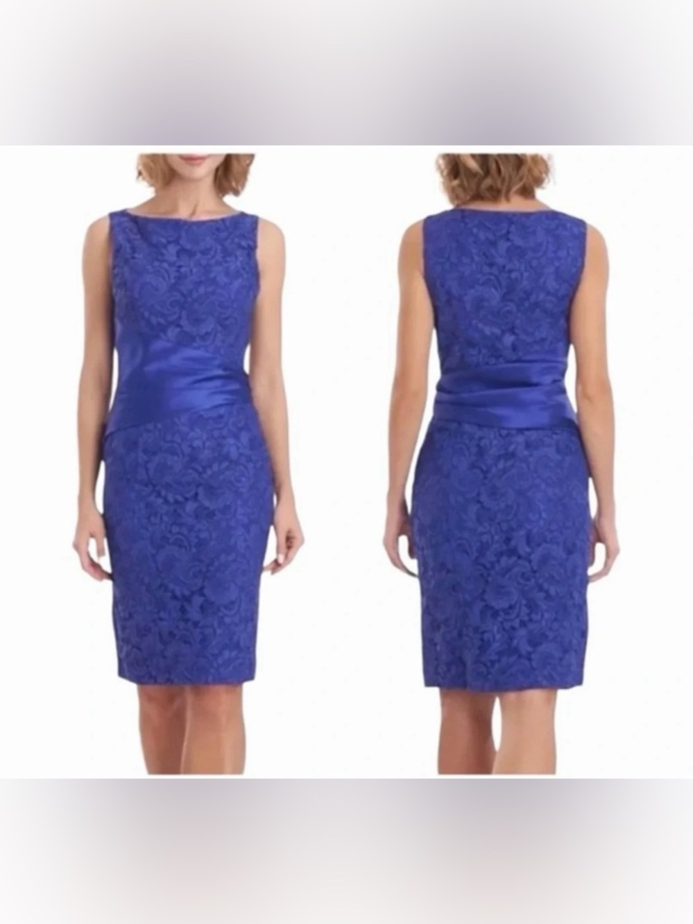JS Collections SYDNEY EMBROIDERED LACE SHEATH‎ DRESS NWOT